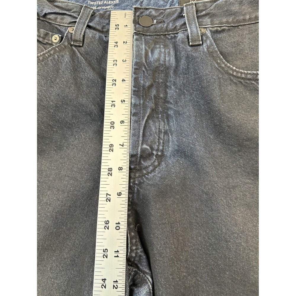 AG Twisted Alexxis High Rise Vintage Fit Jeans Jukebox 31 NWT Raw Hem Straight - Picture 7 of 13